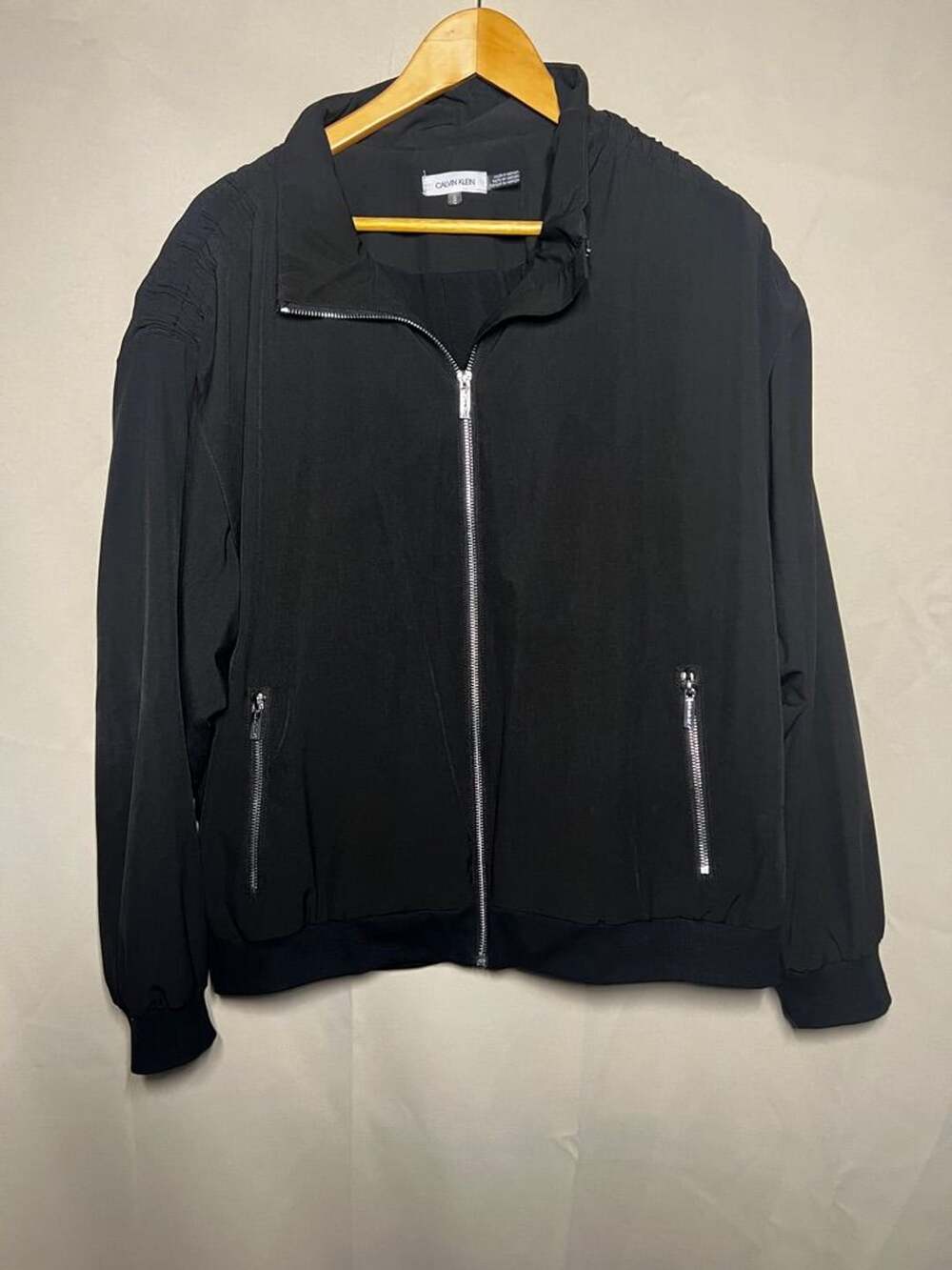 Calvin Klein Full Zip Jacket Size L Black